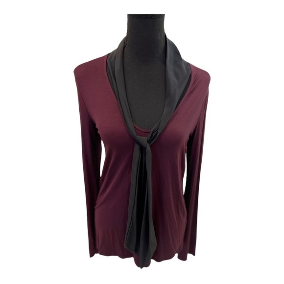Three Dots Tie Accent Shirt Size Small - Picture 1 of 10